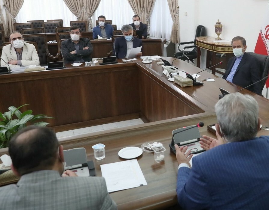 دیدار اعضای هیئت مدیره خانه صنعت، معدن و تجارت با معاون اول رئیس‌جمهور - 99/5/22